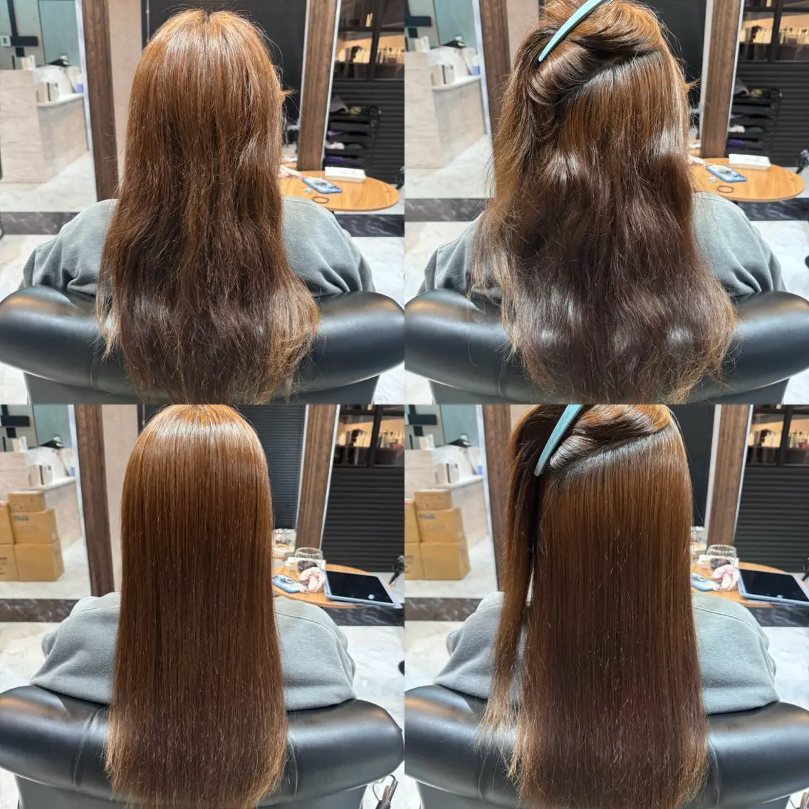 ロング 縮毛矯正 LuanaTOKYO 都築佑汰のヘアスタイル