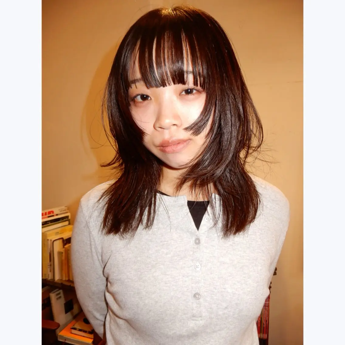 ロング カラー カット ヘアカラー デザインカット🎨 ボブ🫟おざきのヘアスタイル