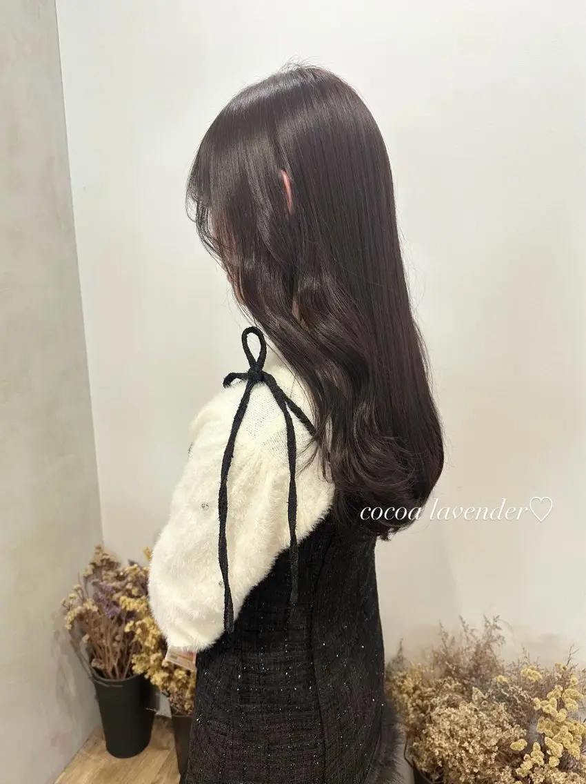 ロング カラー ヘアアレンジ ヘアカラー トリートメント Himawari♡ 柔らかいカラーのヘアスタイル
