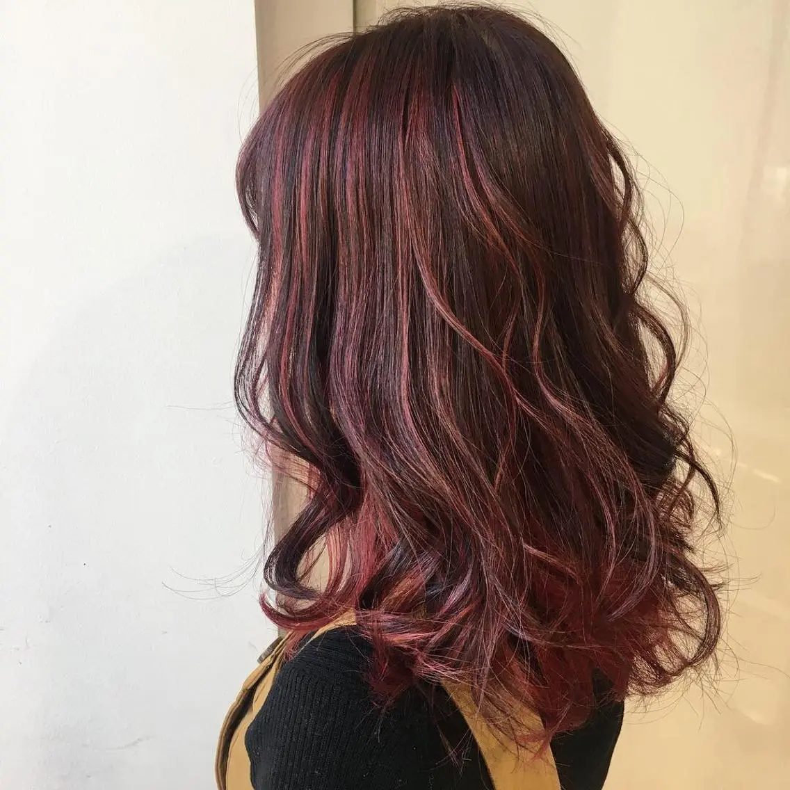 セミロング カラー ハイライトカラー ハイライト カット トリートメント ✨カラー指名 No.1✨keitaのヘアスタイル