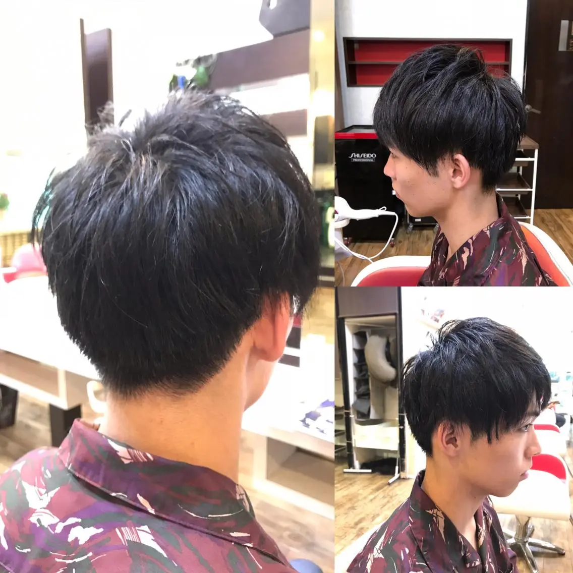 ショート メンズ 刈り上げ カット 赤羽、髪質改善サロン 吉野リョウスケのヘアスタイル