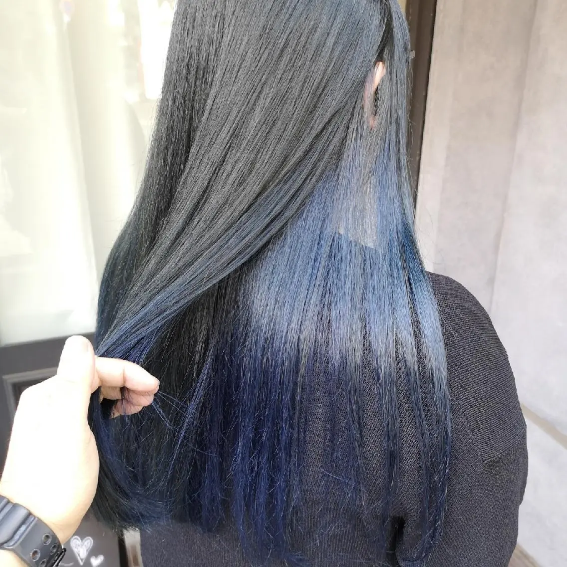 ロング カラー ブリーチ ブルーカラー ケアブリーチ イルミナカラー インナーカラー ✨艶髪✖癒し✨🍀 miyazawaのヘアスタイル