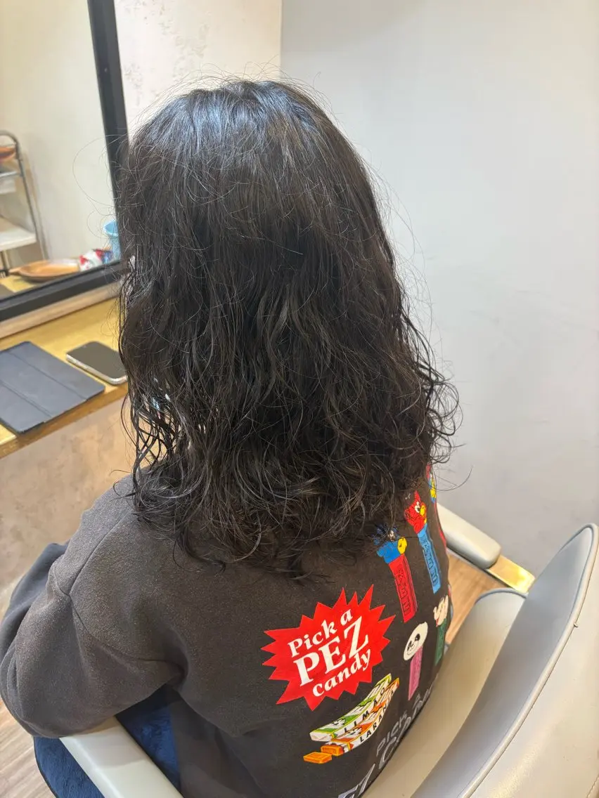 パーマ カット ヘアカラー トリートメント 韓国ヘアー🇰🇷 MIWAのヘアスタイル