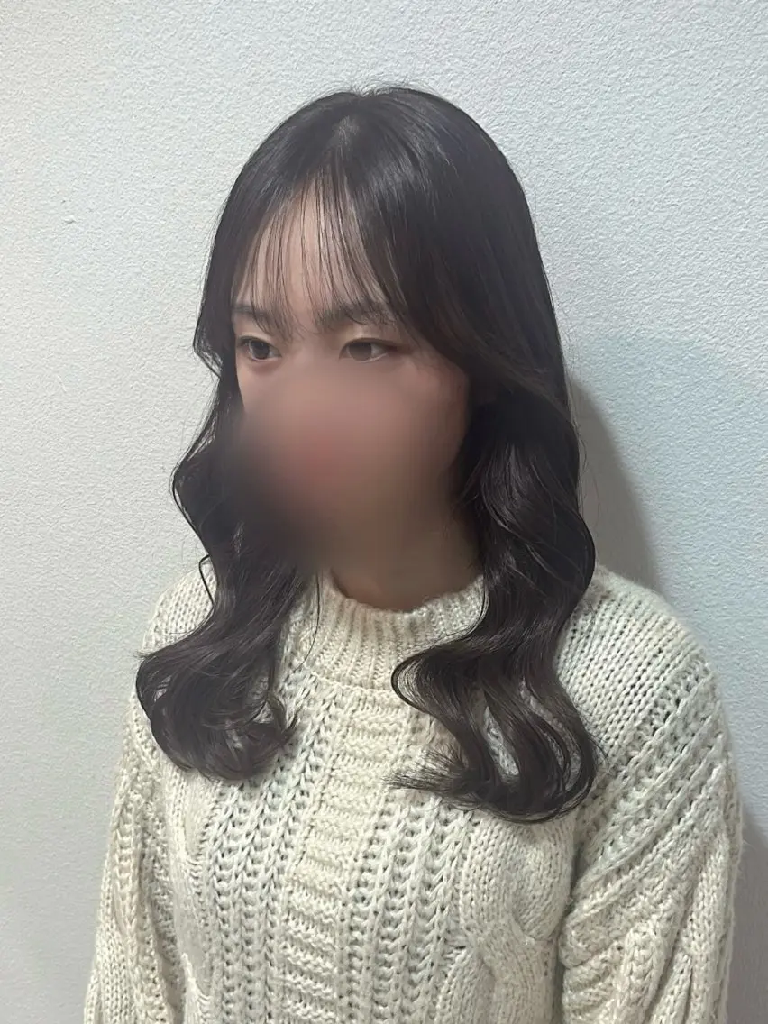 ロング カラー カット ヘアカラー トリートメント 透明感カラー／ 艶感カラー／RAMUのヘアスタイル