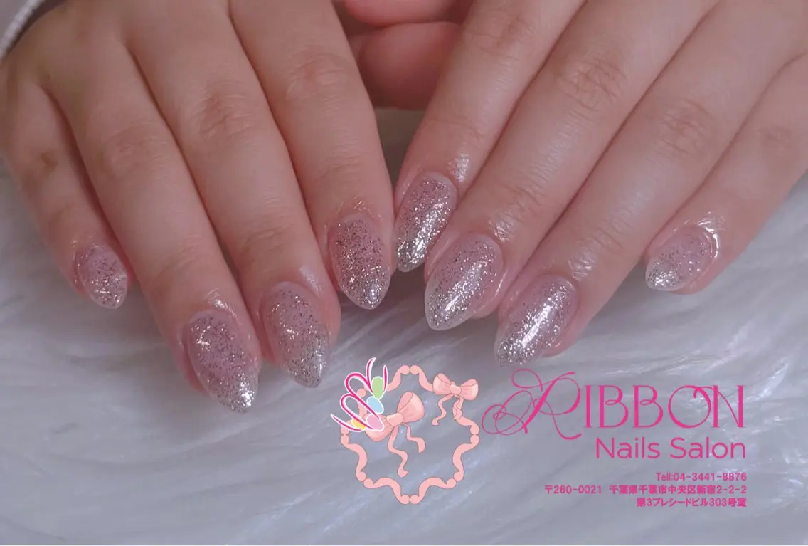 ネイル フレンチネイル ジェルネイル マグネットネイル 持ち込み ニュアンスネイル ハンドネイル Ribbonnail salonのネイルデザイン