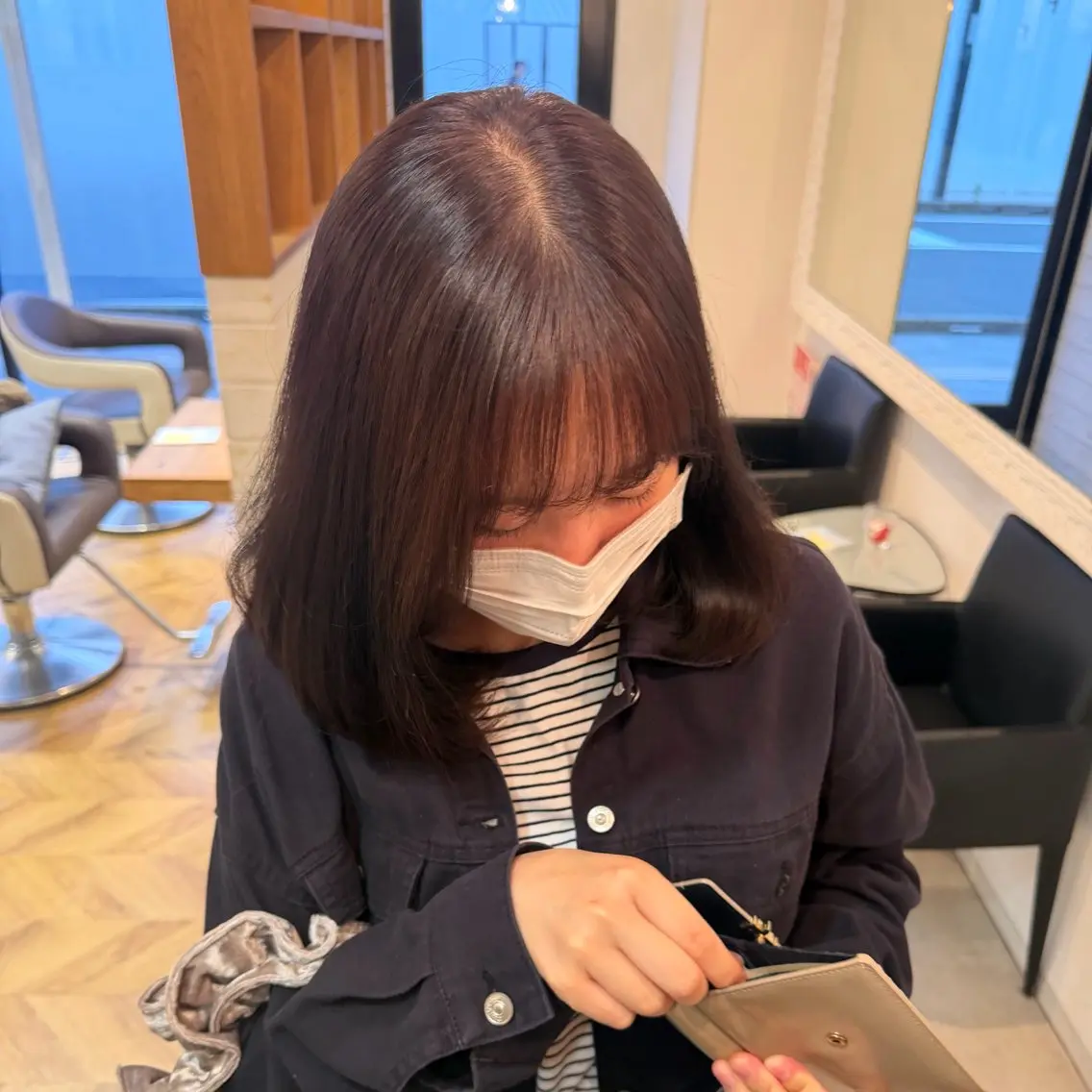 カラー ヘアカラー トリートメント カットモデル ルナのヘアスタイル