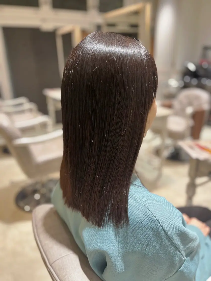 ミディアム カット ヘアカラー 髪質改善特化/ Kanataのヘアスタイル