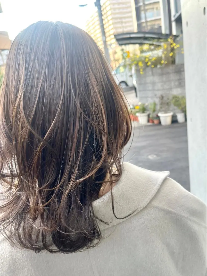 ¥22,000→¥14,900🌟ハイライト🌟カット+美髪カラー+ハイライト+トリートメント(ブリーチ込み)の写真
