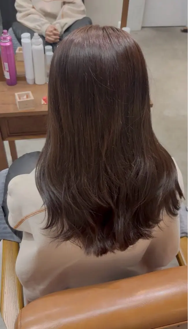 セミロング カット ヘアカラー トリートメント SONO 【一宮】のヘアスタイル