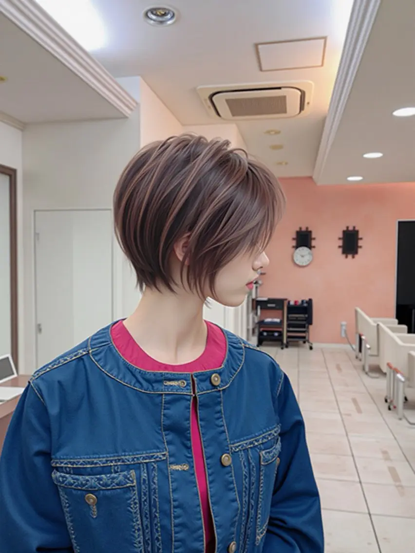 ショート カット トリートメント ✨髪質改善・縮毛矯正 専門美容室マーベルのヘアスタイル