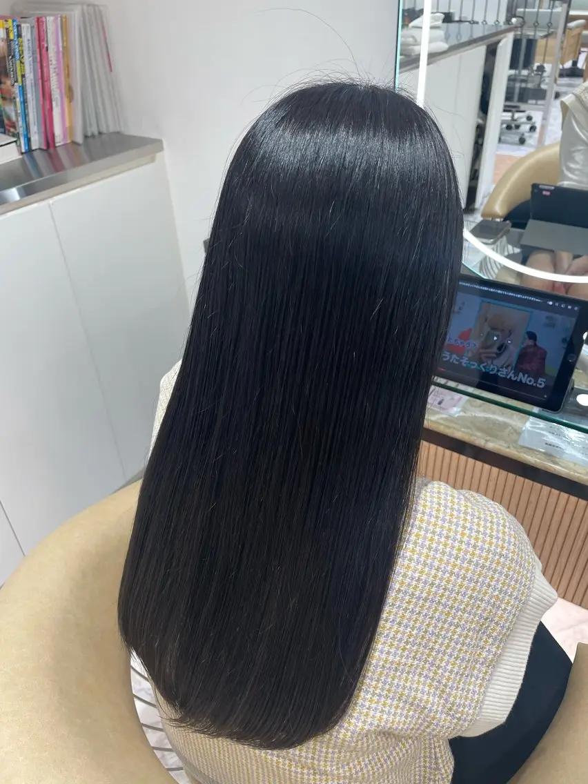 🤍地毛風透明感カラー+オリジナルトリートメント🤍の写真