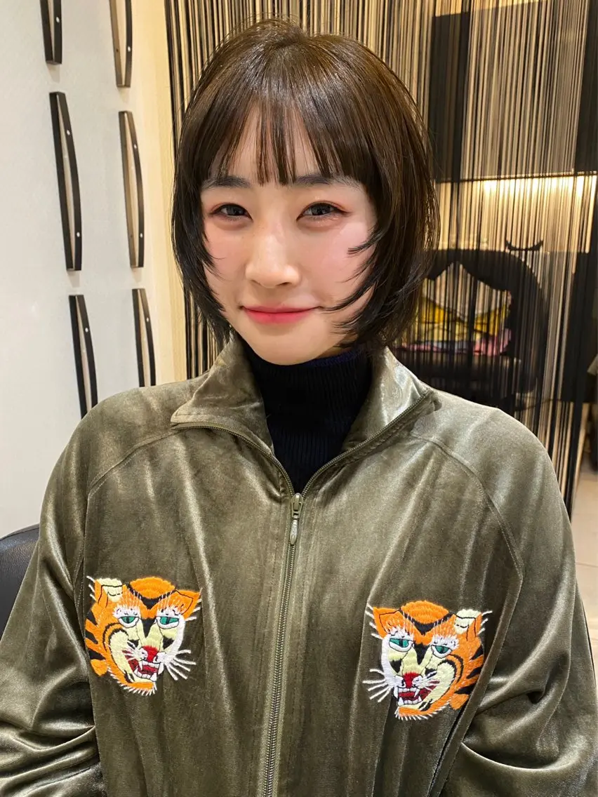 ショート カラー カット ヘアカラー トリートメント mai / linoah˚✧のヘアスタイル