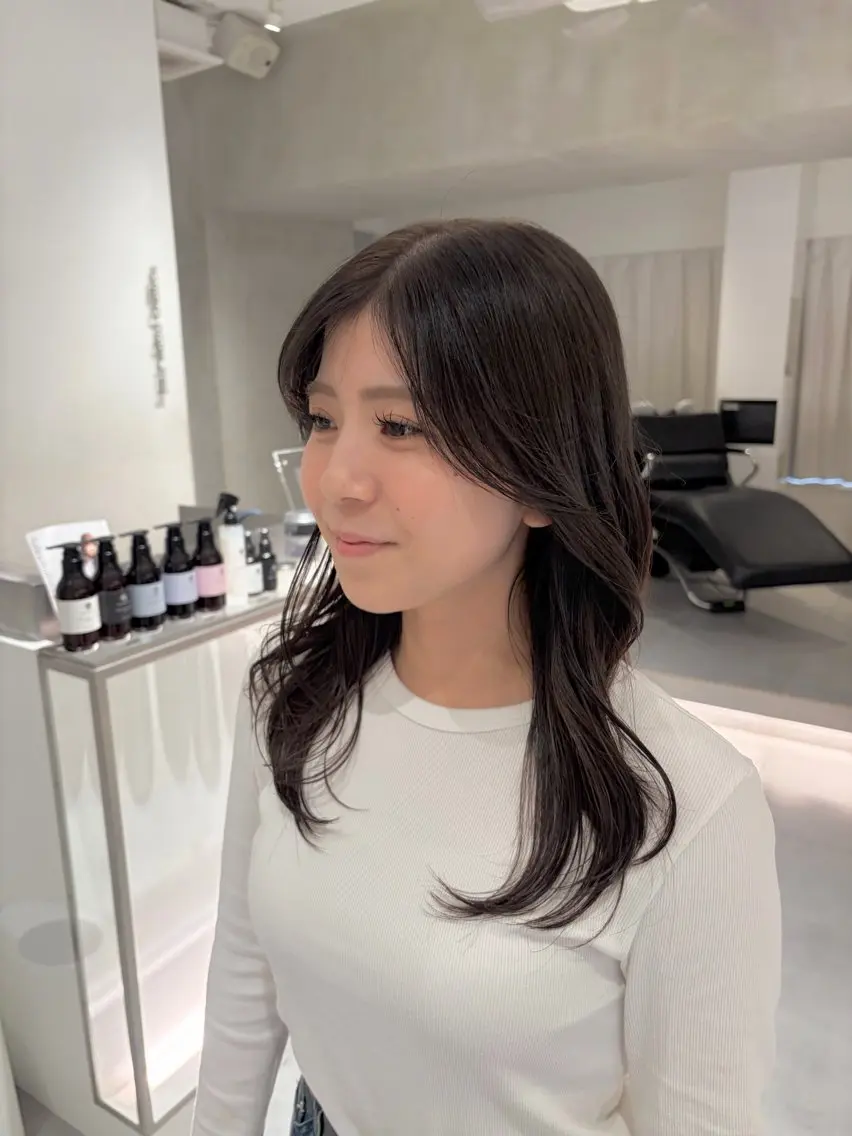 ロング カラー 🪞透け感&韓国ヘア 🪞honokaのヘアスタイル