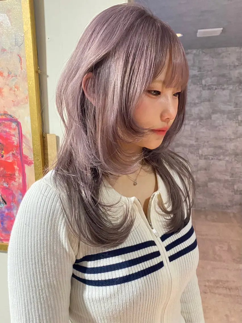 ロング カラー カット ヘアカラー トリートメント mai / linoah˚✧のヘアスタイル