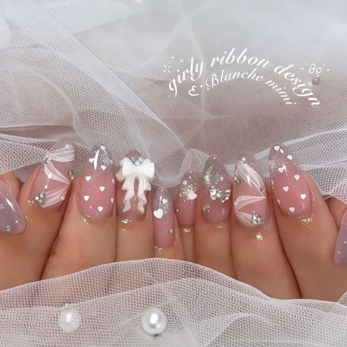 ネイル ハンドネイル Blanche mimi.u_aのネイルデザイン