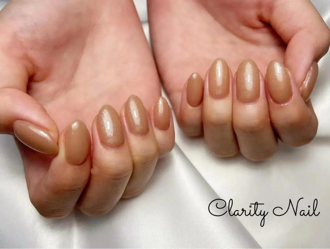 ネイル ワンカラーネイル ハンドネイル Clarity Nailのネイルデザイン