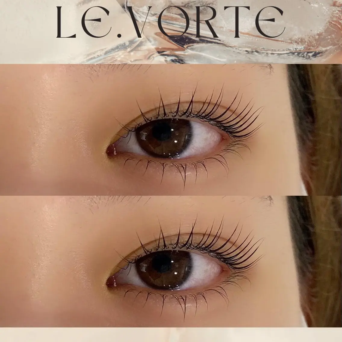マツエク・マツパ パリジェンヌラッシュリフト Le.vorte /nao店長のマツエク・マツパデザイン