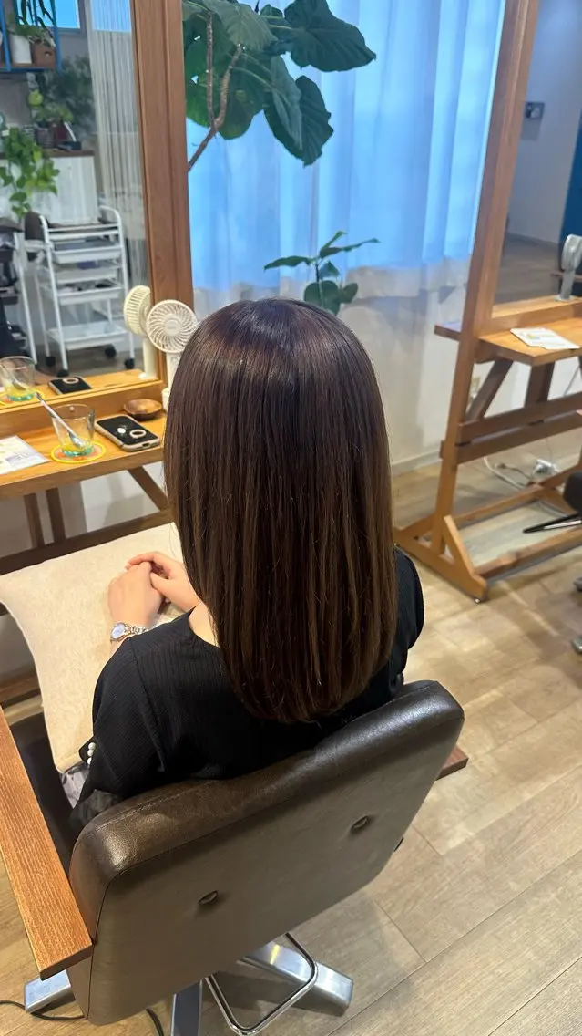 カラー ヘアカラー トリートメント ヘッドスパ nana /カラー&極上スパのヘアスタイル