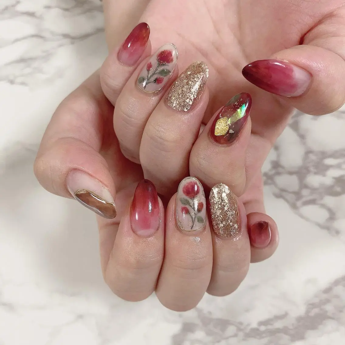 ネイル ハンドネイル SOL NAILのネイルデザイン