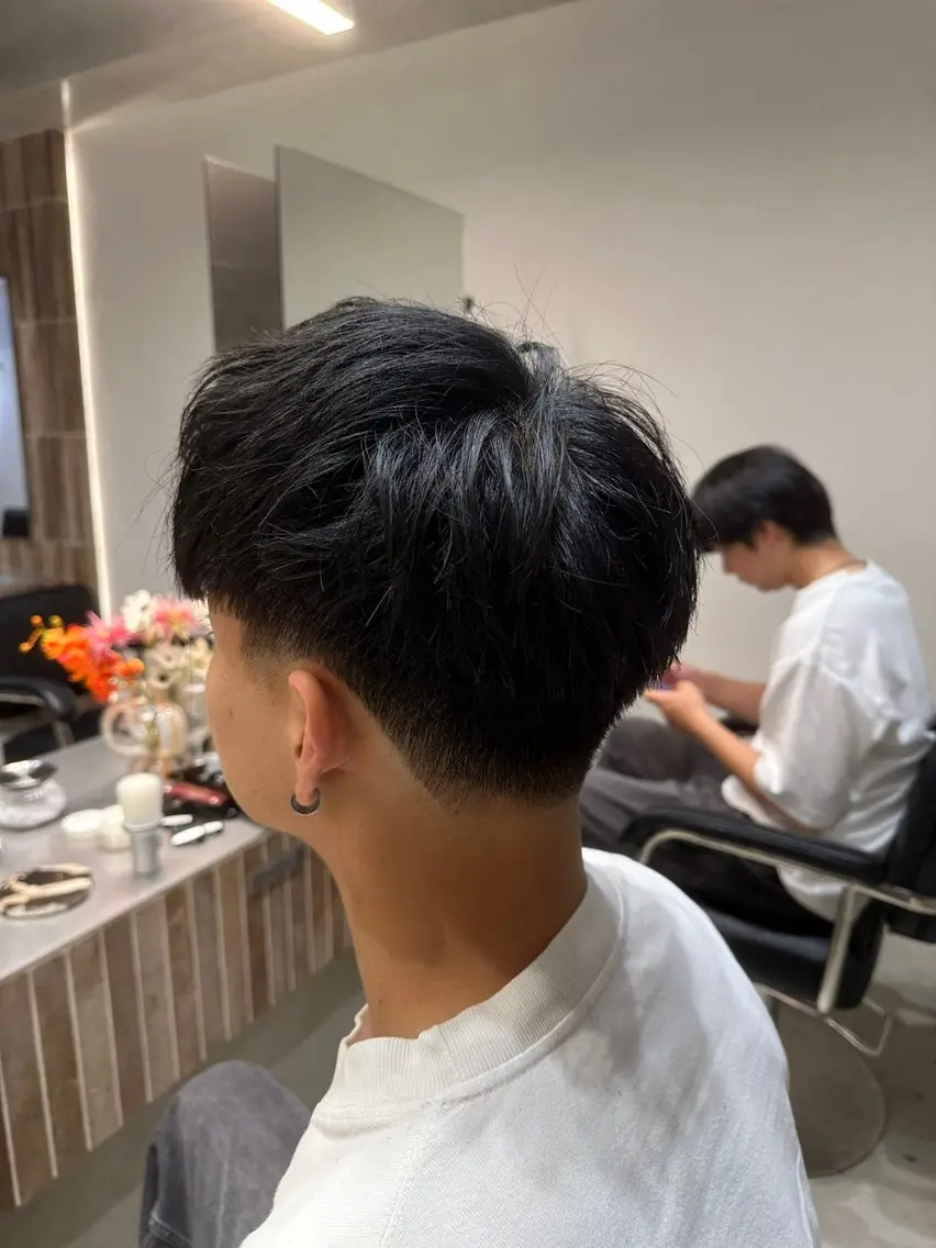 ショート メンズ フェードカット カット トリートメント ヘアセット 横浜/メンズ特化/ Farbe/田中颯斗のヘアスタイル
