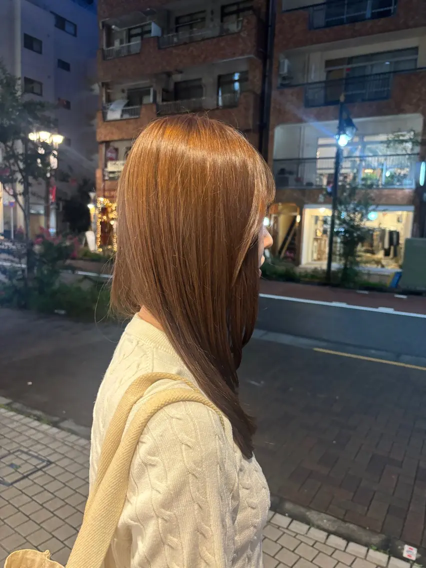 ロング ヘアカラー トリートメント 🍒透明感×艶カラー 🍒こなんのヘアスタイル