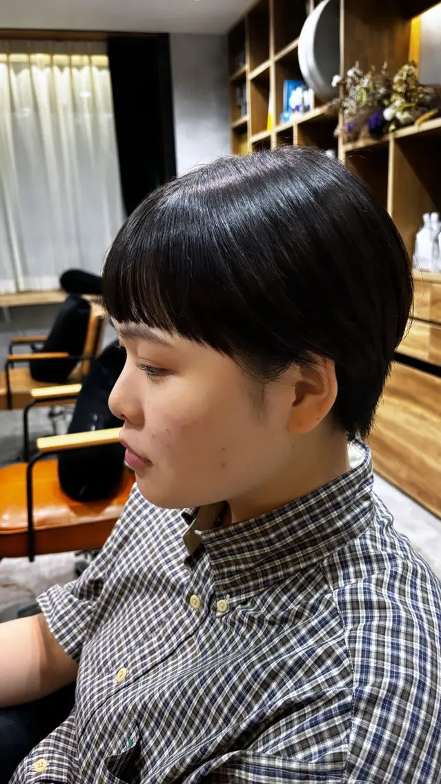ショート カラー オン眉 ショートヘア &Maison. LILIのヘアスタイル