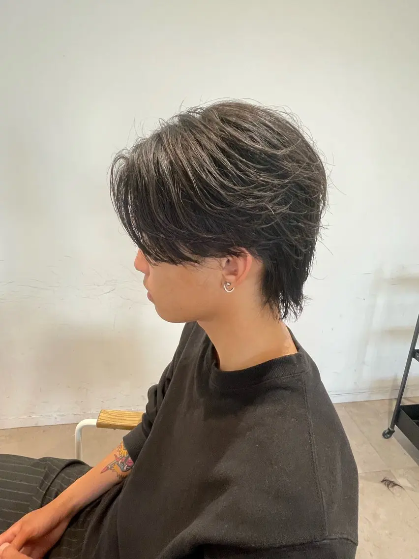 パーマ メンズ 樋口 令惟のヘアスタイル