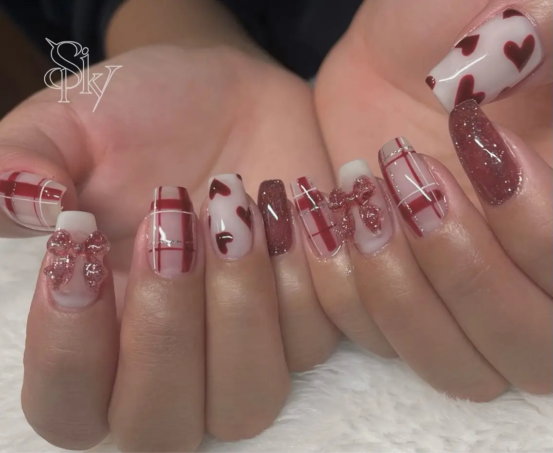 ネイル ハンドネイル Spiky とうげ ふうかのネイルデザイン