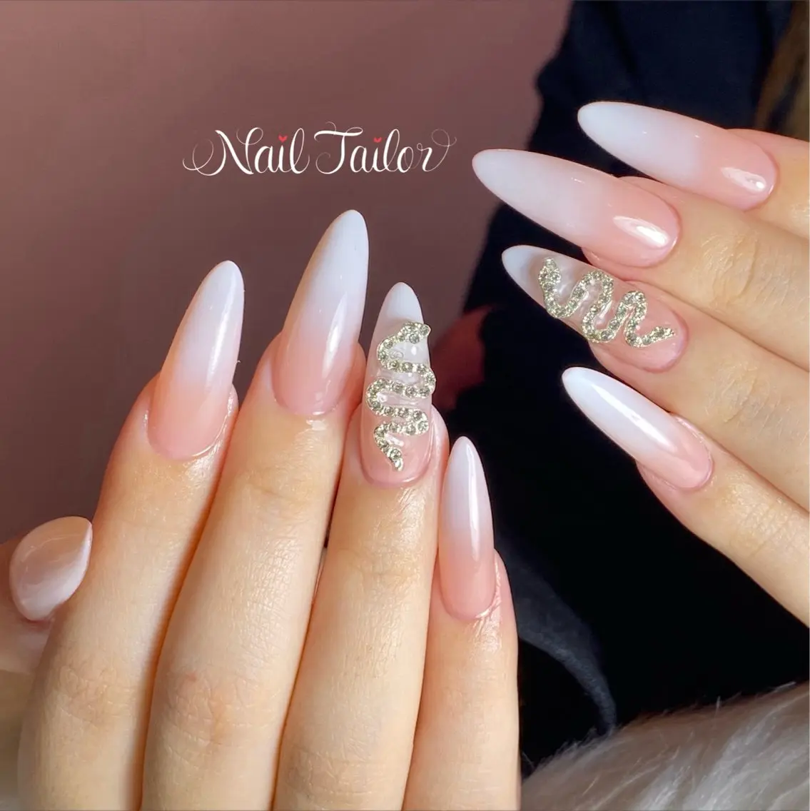 ネイル 長さ出し ジェルネイル ロングネイル スカルプネイル ハンドネイル NailTailor ネイルテイラーのネイルデザイン