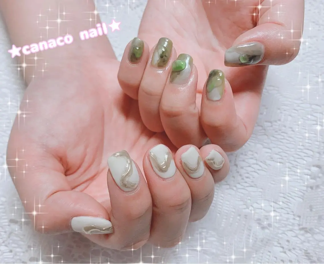 ネイル アートネイル ジェルネイル ミラーネイル ニュアンスネイル パラジェル ベテランネイル cnc nailのネイルデザイン