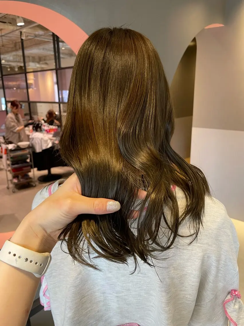 カラー ヘアカラー ないとう ゆうかのヘアスタイル