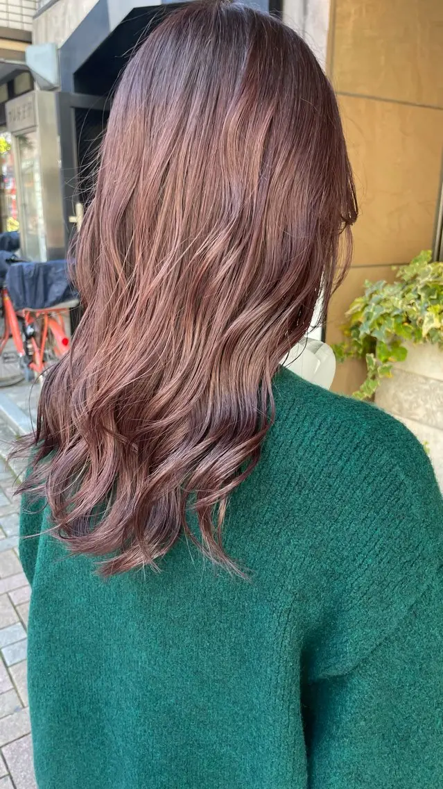 ロング 銀座ボブカラーパーマ ボブパーマみさきのヘアスタイル