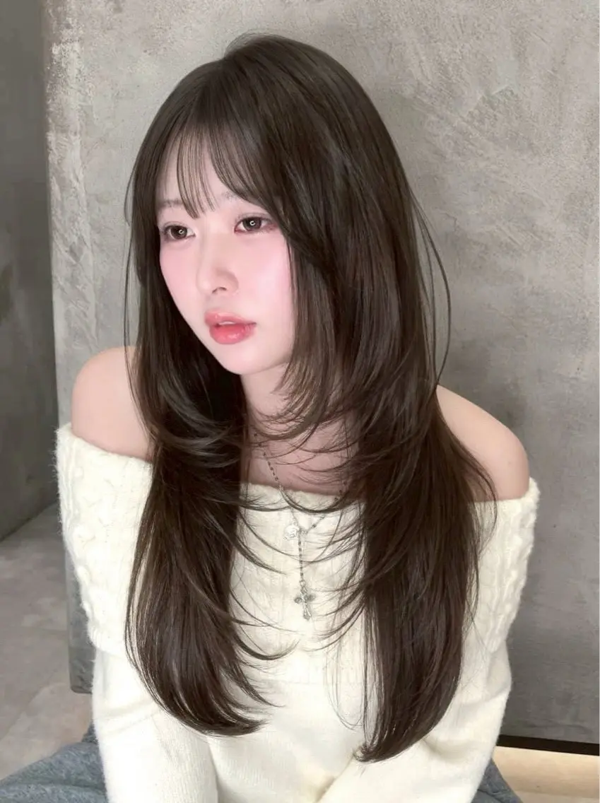 ロング カラー 【GLROW大宮】 reimi美髪カラーのヘアスタイル