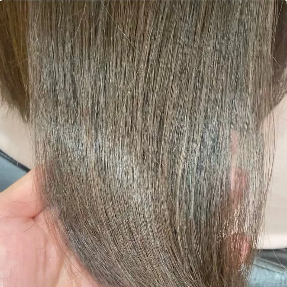 セミロング カラー 髪質改善 カット ヘアカラー トリートメント KON｜ごまかさない 艶。酸熱×精密カットのヘアスタイル