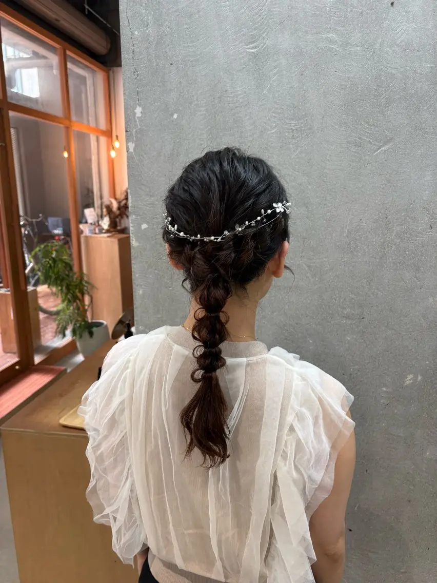 ヘアアレンジ ヘアセット Le'a  谷町🌱 ツボタホノカのヘアスタイル