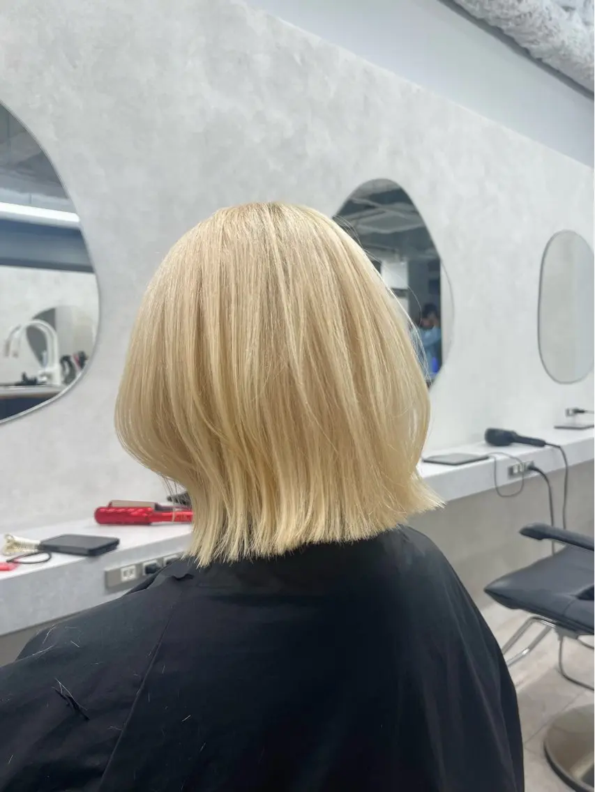 ショート ボブレイヤー ボブ レイヤーカット RIO/ チャンモリパーマ💞のヘアスタイル
