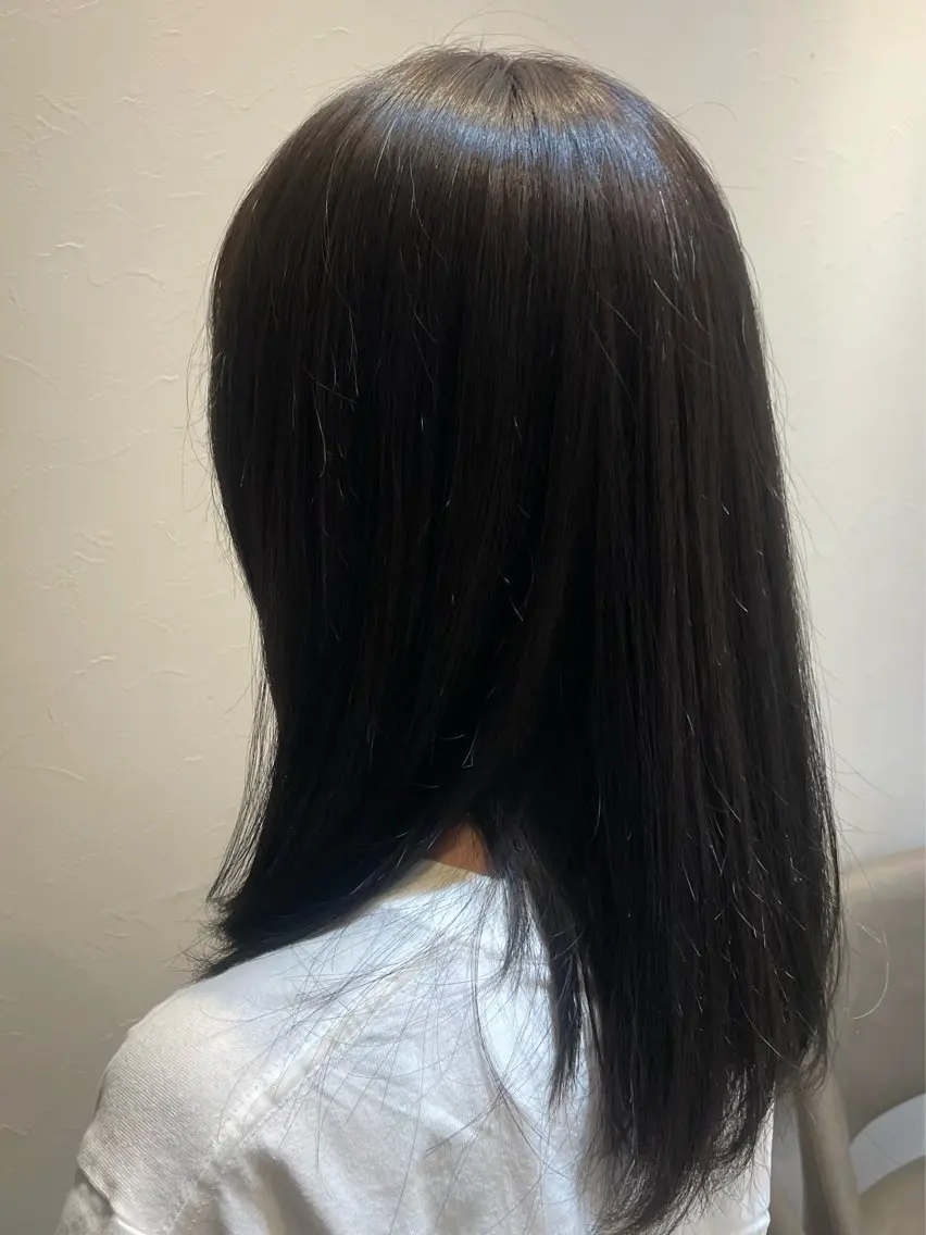 ロング カラー ブラウンカラー 透明感カラー オリーブブラウン オレンジ ヘアカラー 藤本遙/メンズカット /カラー🌟のヘアスタイル