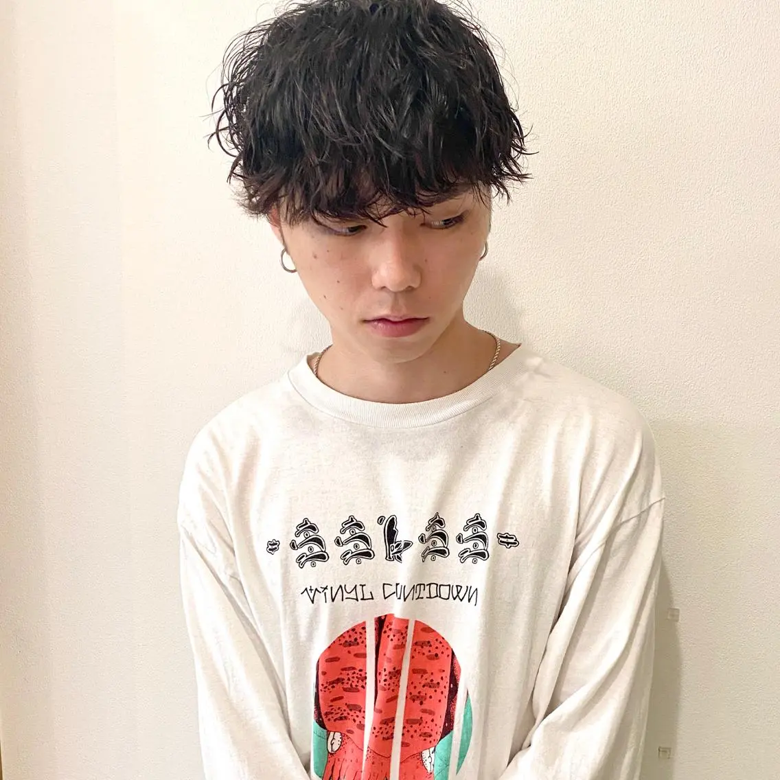 パーマ メンズ カット パーマ 永野 正芳のヘアスタイル