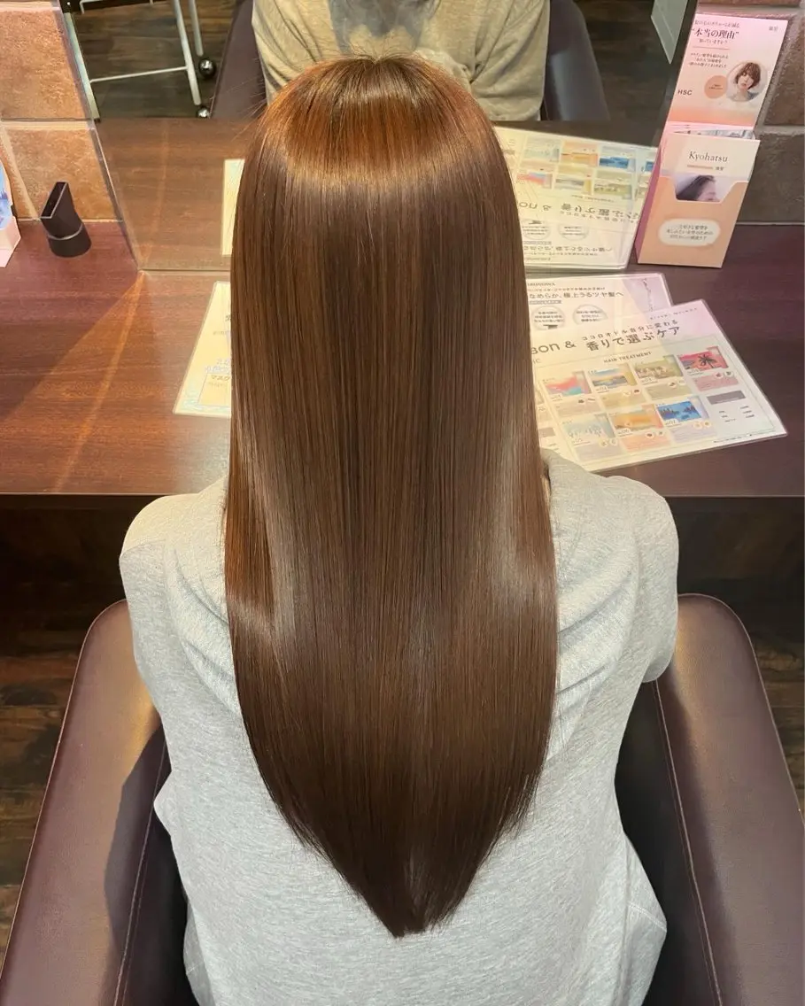ロング 髪質改善 阿部 祥大のヘアスタイル