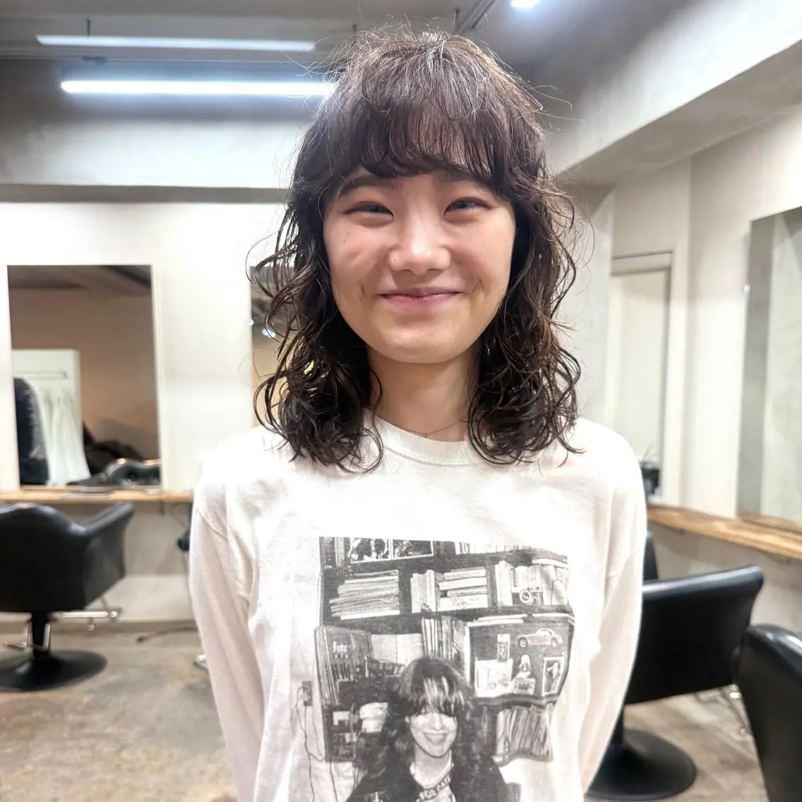 ロング パーマ ロング カット パーマ トリートメント 坂本 裕介のヘアスタイル