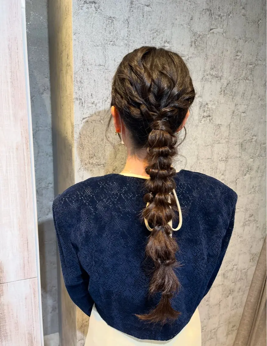 ヘアアレンジ ヘアセット ✨髪質改善カラー✨ ななみのヘアスタイル