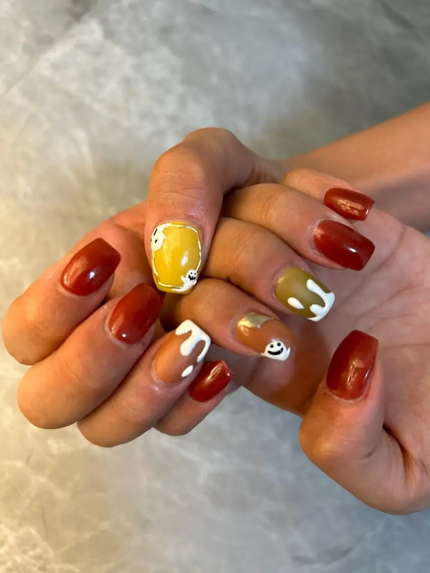 ネイル ハンドネイル フットネイル ✴︎ Delightのネイルデザイン