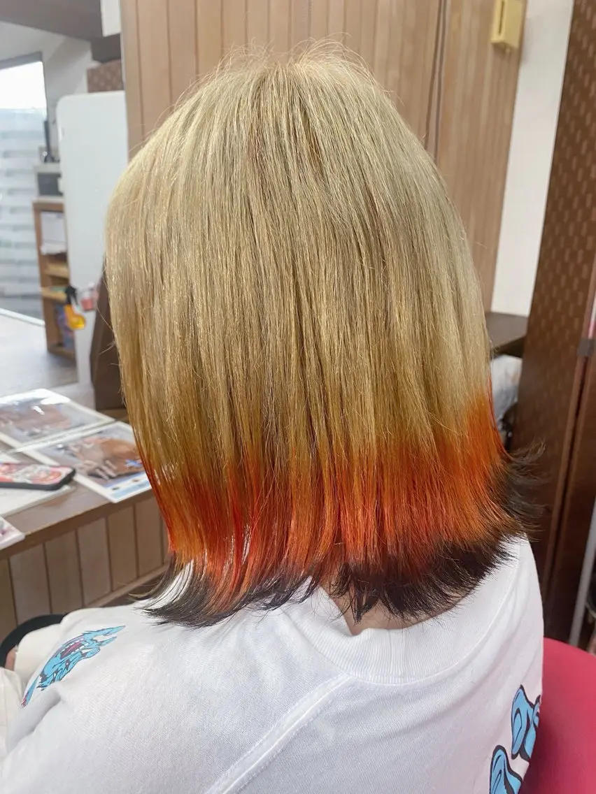 ミディアム カラー Berry Berryのヘアスタイル