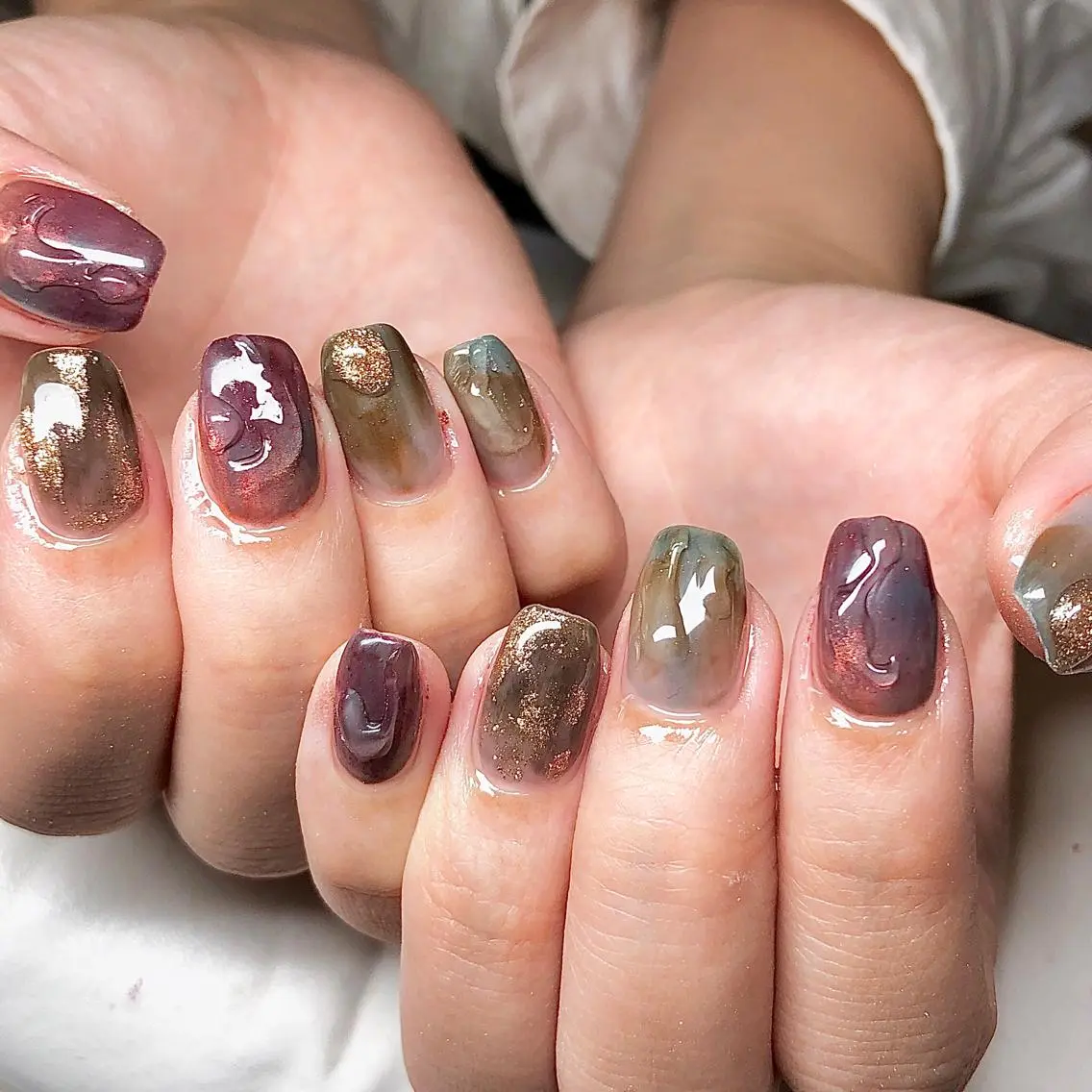 ネイル ニュアンスネイル Maggie staffのネイルデザイン