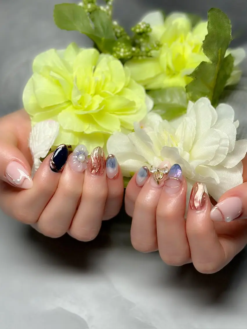 ネイル 持ち込み nyasu nailのネイルデザイン