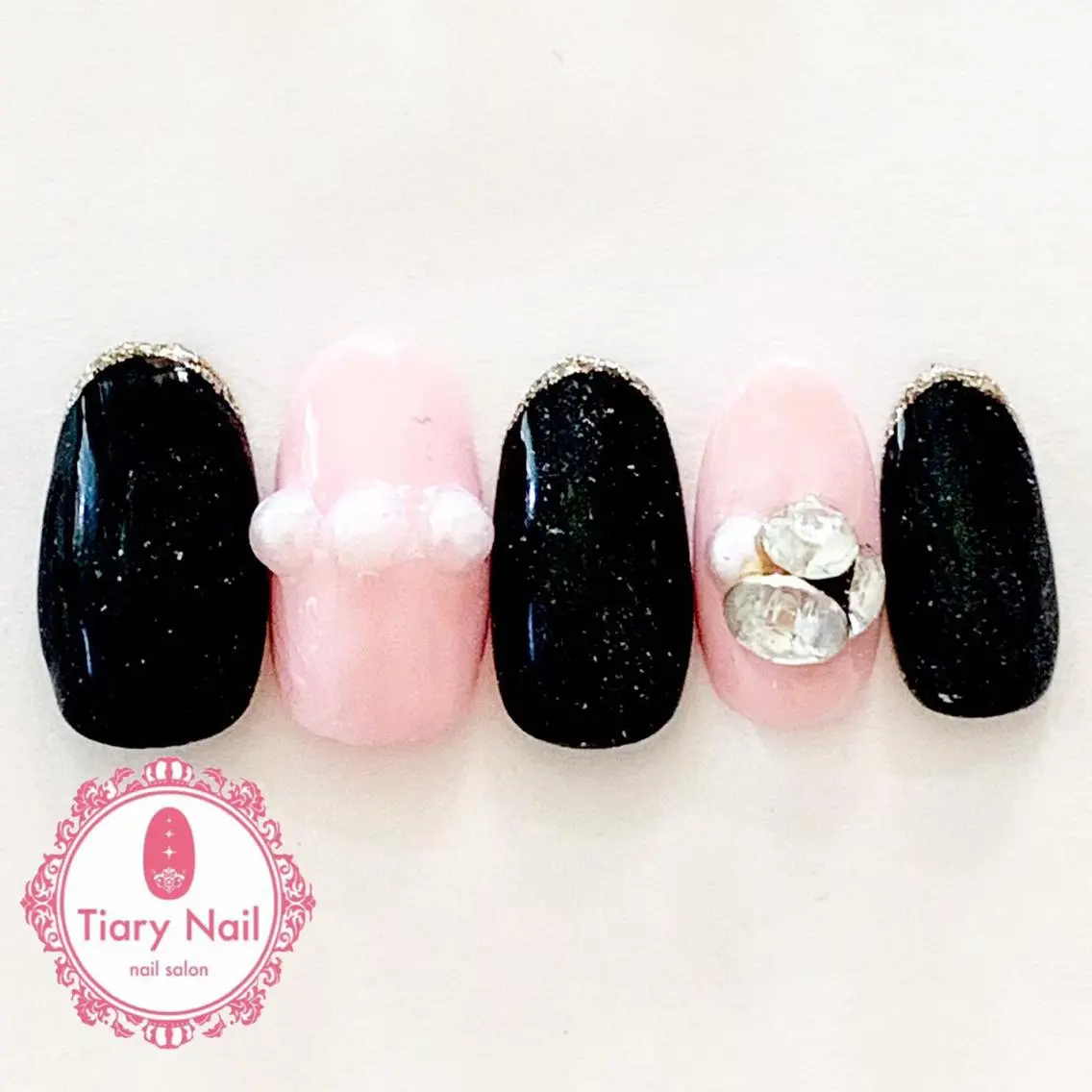 ネイル 桜ネイル 長さ出し オフィスネイル スカルプネイル シンプルネイル 💗🪽Tiary Nail🪽💗のネイルデザイン
