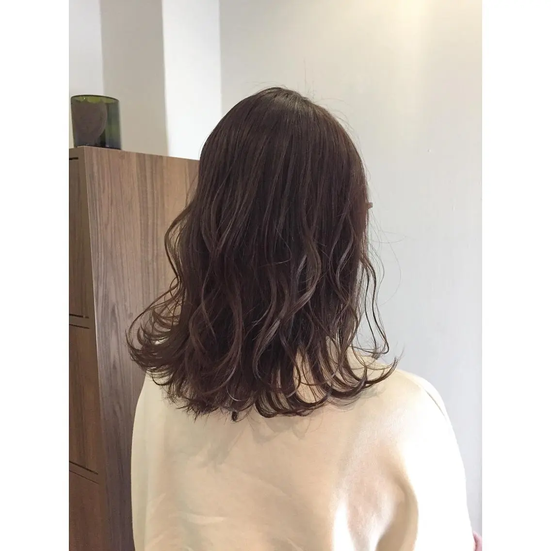 セミロング カラー カット ヘアカラー トリートメント MIZUHO / ダブルカラー髪質改善のヘアスタイル