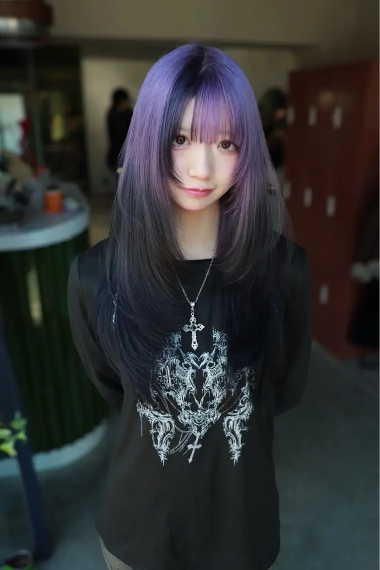 ロング カラー ヘアカラー トリートメント ヘアセット 🧡色落ちまで2度 楽しめる🧡ヨシキのヘアスタイル