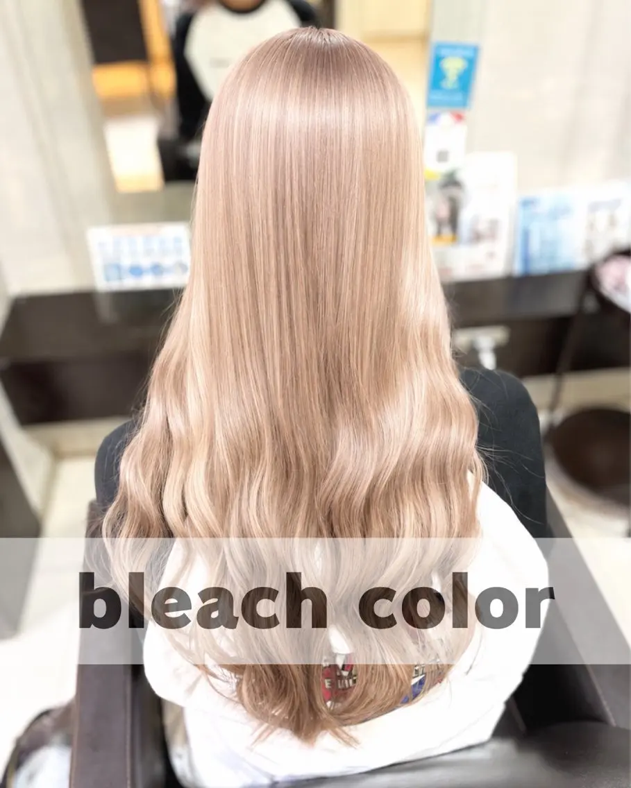 ロング カット ヘアカラー トリートメント ブリーチ/デザインカ ラー/村松愛翔のヘアスタイル