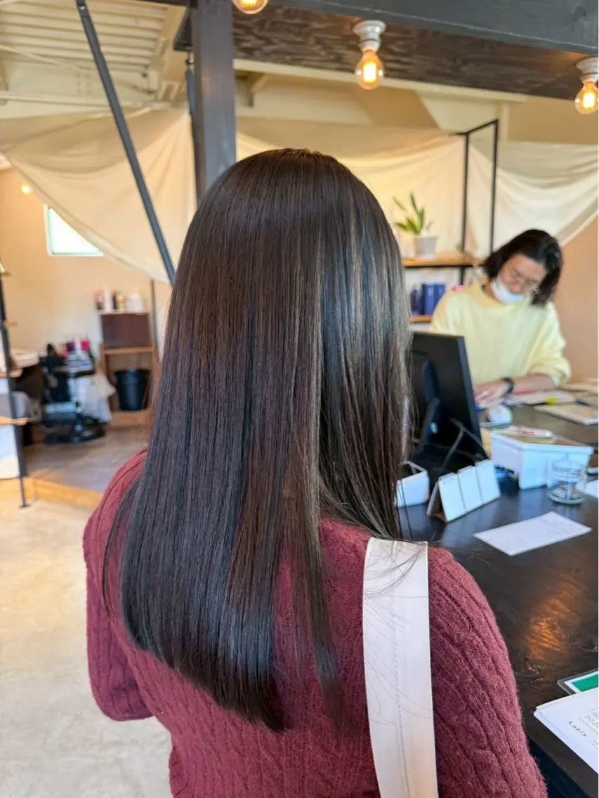 カラー トリートメント 神尾 柚希のヘアスタイル